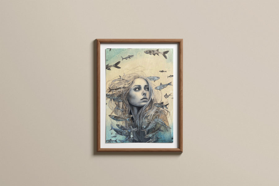 Port Siren (Oil Portrait) – Limited Edition Giclée Print