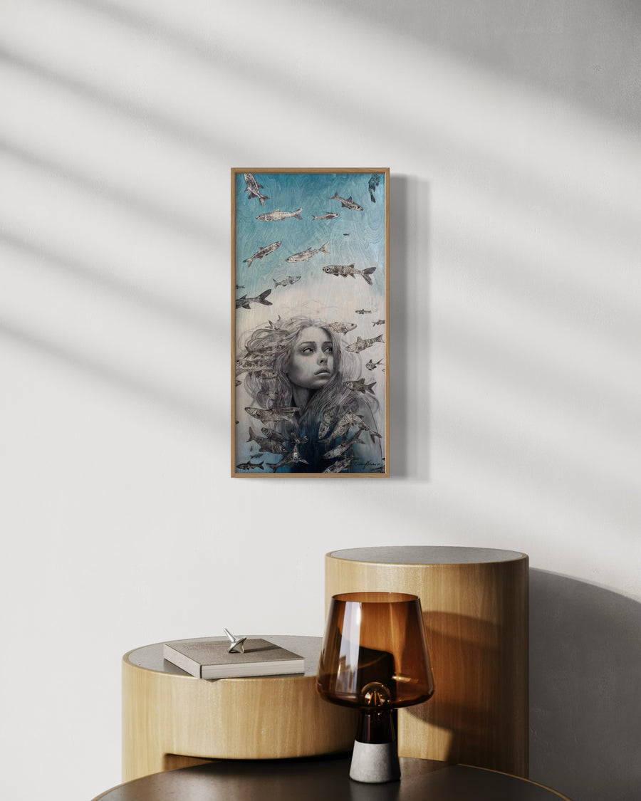 Port Siren Archival Linen Print