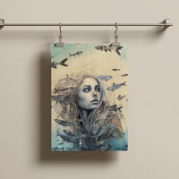 Port Siren (Oil Portrait) – Limited Edition Giclée Print