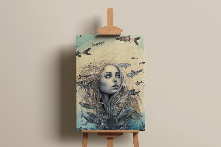 Port Siren (Oil Portrait) – Limited Edition Giclée Print